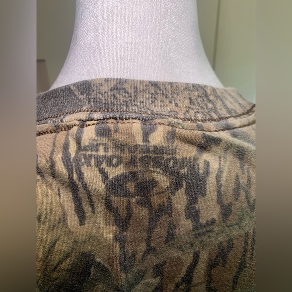 Vintage Mossy oak Break Up Camo Short Sleeve T Shirt Size XL - Picture 6 of 10